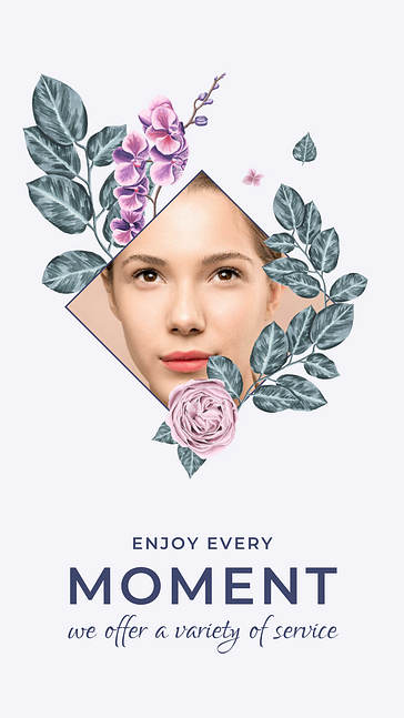Beauty Salon Floral Visuals
