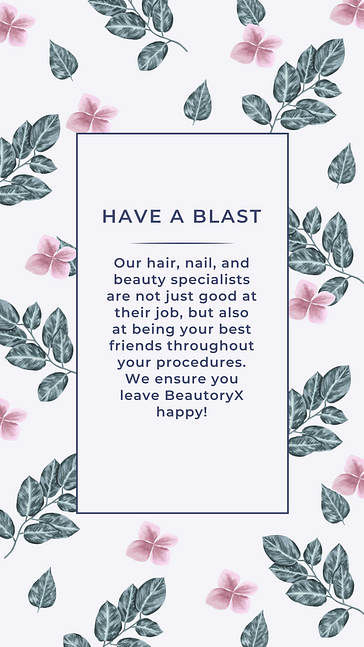 Beauty Salon Floral Visuals