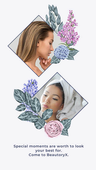 Beauty Salon Floral Visuals