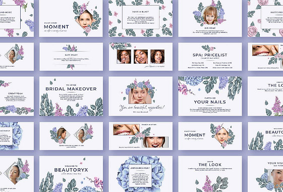 Beauty Salon Floral Visuals