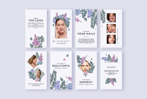 Beauty Salon Floral Visuals