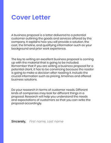 Business Proposal Template