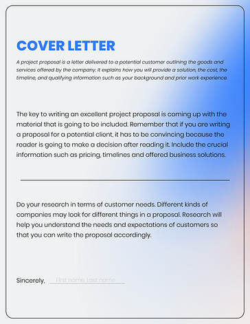 Project Proposal Template