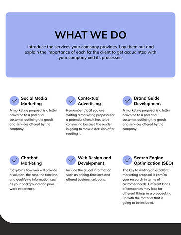 Marketing Proposal Template