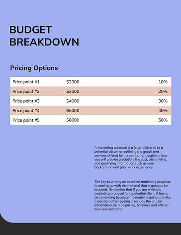Marketing Proposal Template
