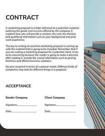 Marketing Proposal Template