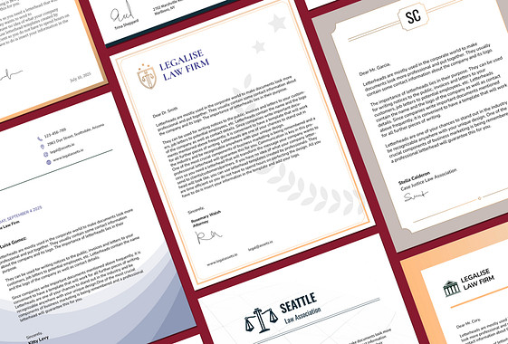 Law Firm Letterhead Template