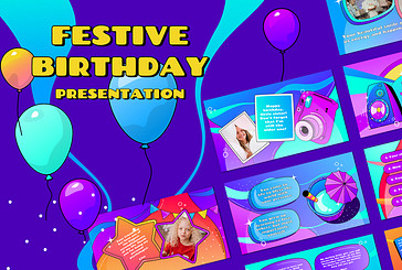 Festive Birthday Presentation
