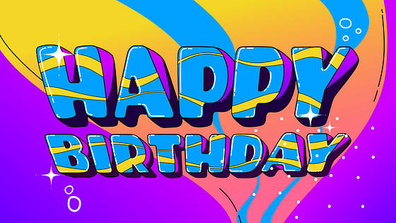 Festive Birthday Presentation