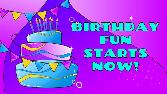 Festive Birthday Presentation