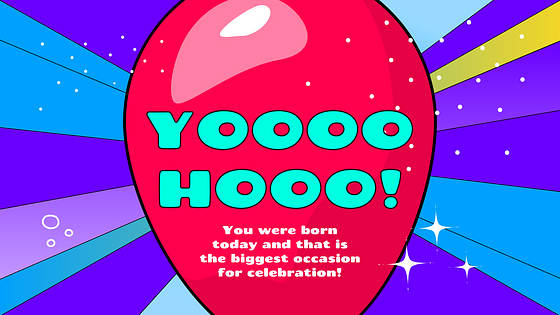 Festive Birthday Presentation