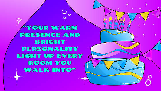 Festive Birthday Presentation