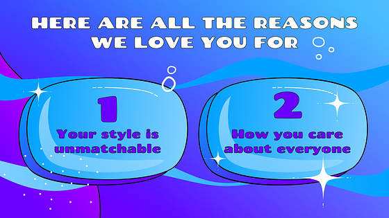 Festive Birthday Presentation