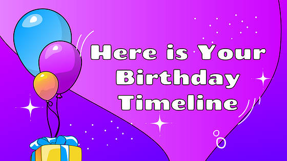 Festive Birthday Presentation