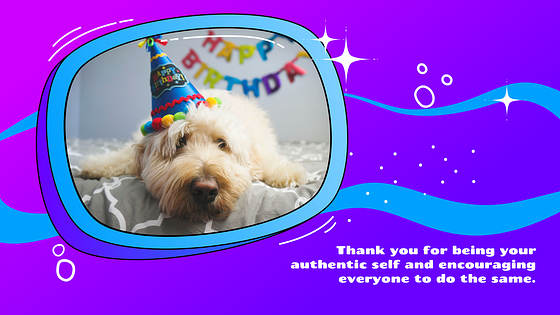 Festive Birthday Presentation