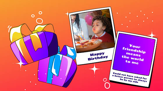 Festive Birthday Presentation