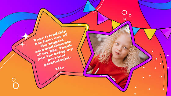 Festive Birthday Presentation