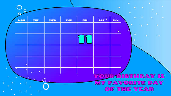 Festive Birthday Presentation