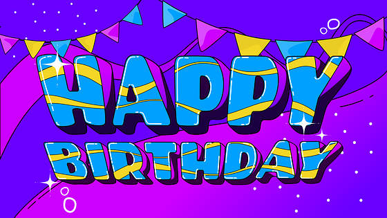 Festive Birthday Presentation