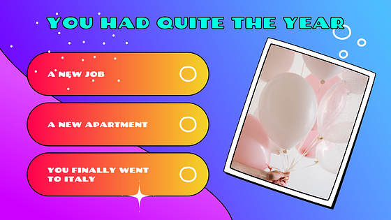 Festive Birthday Presentation