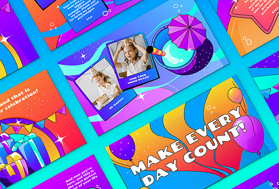 Festive Birthday Presentation