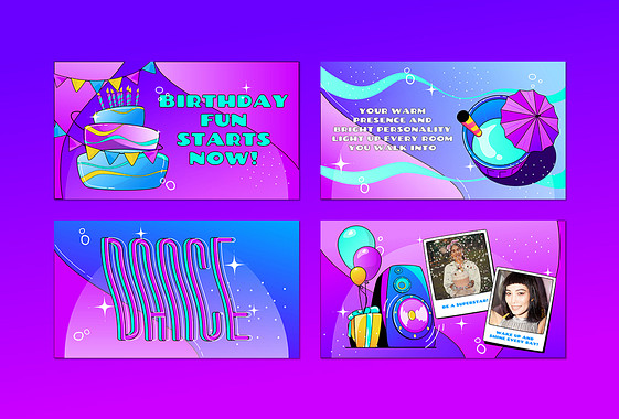 Festive Birthday Presentation