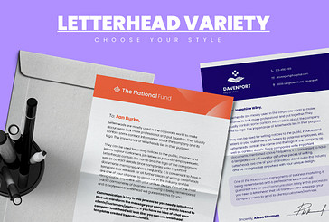 Letterhead Template Variety