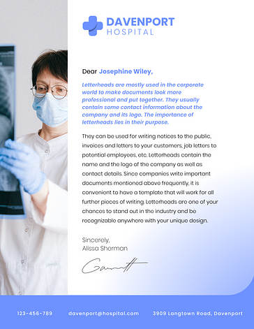 Letterhead Template Variety