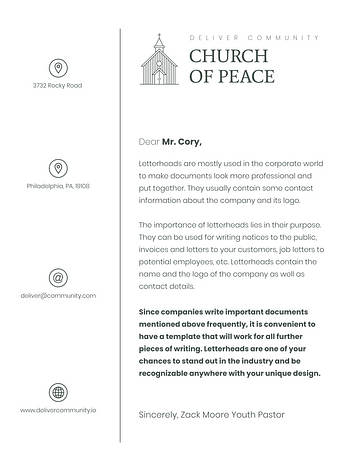 Letterhead Template Variety