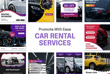 Car Rental Services SMM Pack