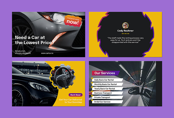 Car Rental Services SMM Pack