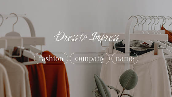 Fashion Presentation Slides