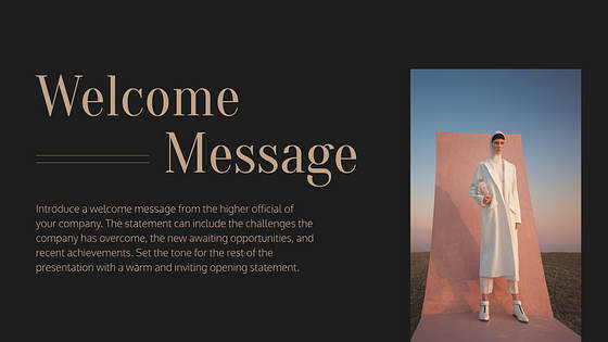 Fashion Presentation Slides