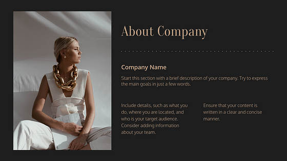 Fashion Presentation Slides