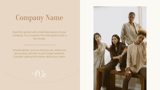 Fashion Presentation Slides