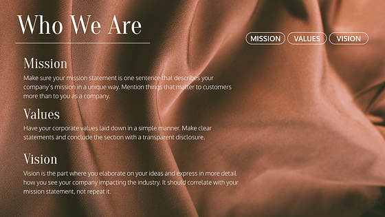 Fashion Presentation Slides