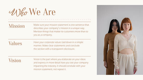 Fashion Presentation Slides