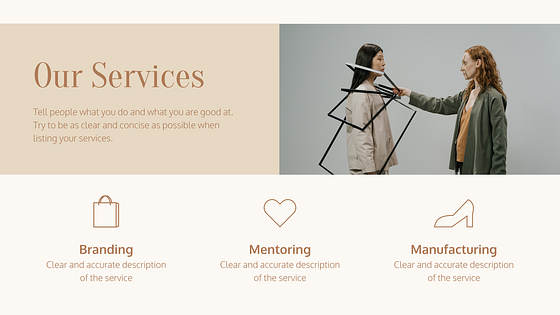 Fashion Presentation Slides