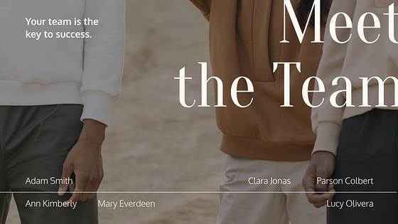 Fashion Presentation Slides