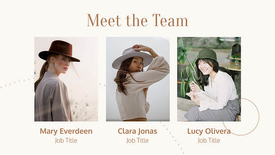 Fashion Presentation Slides