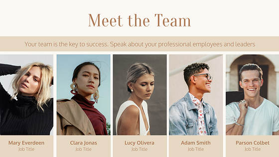 Fashion Presentation Slides