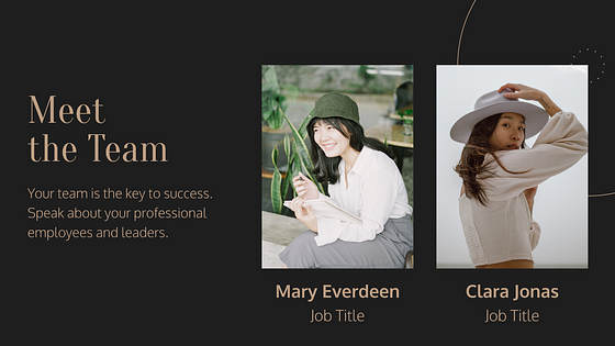 Fashion Presentation Slides