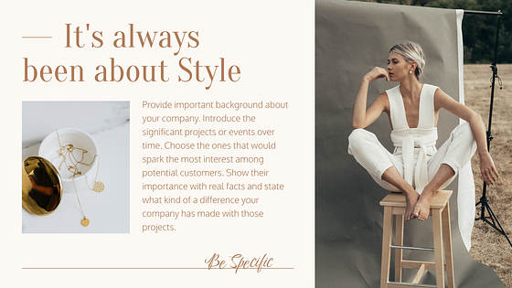 Fashion Presentation Slides