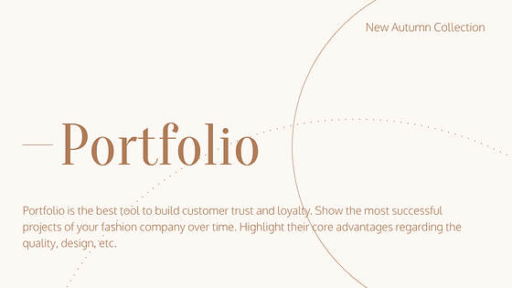 Fashion Presentation Slides