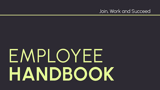 Employee Handbook Presentation