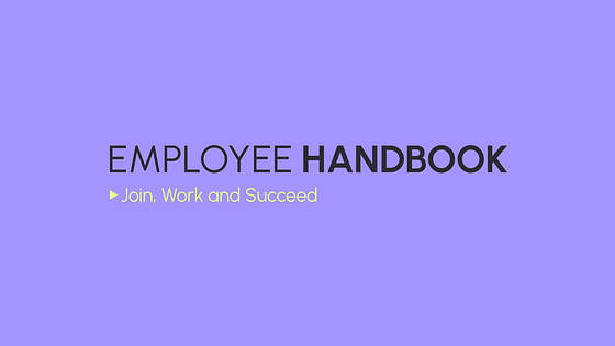 Employee Handbook Presentation