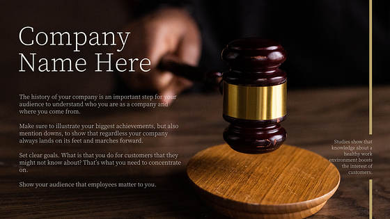 Law Firm Presentation Pack