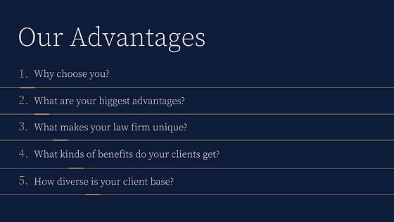 Law Firm Presentation Pack