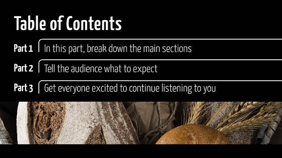 Food Slides Presentation