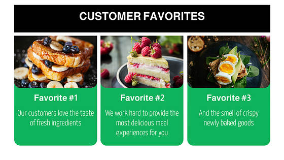 Food Slides Presentation